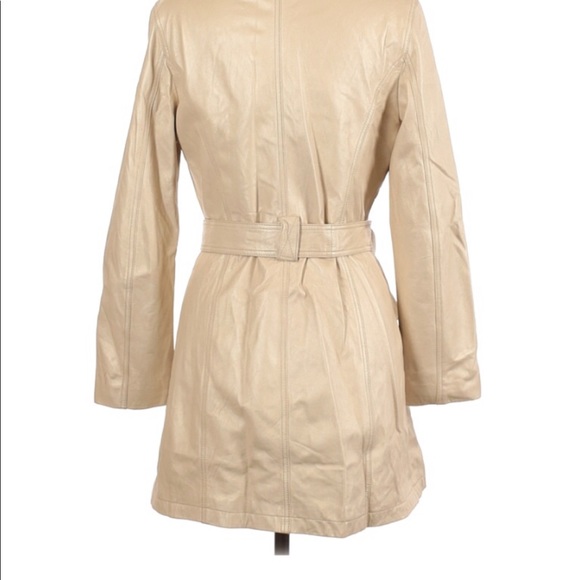 Nicole Benisti Leather trench coat - Picture 2 of 3